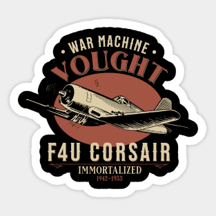 F4U Corsair | World War 2 Plane Sticker